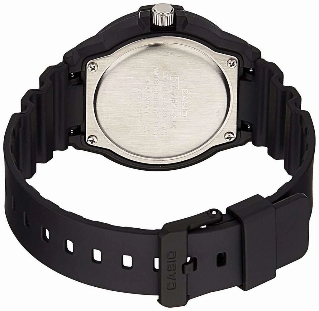 Casio MRW-200H-2B2VDF Analog Black Resin Strap Watch for Men