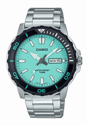 Casio MTD-125D-2A2 Analog Stainless Steel Strap Watch For Men