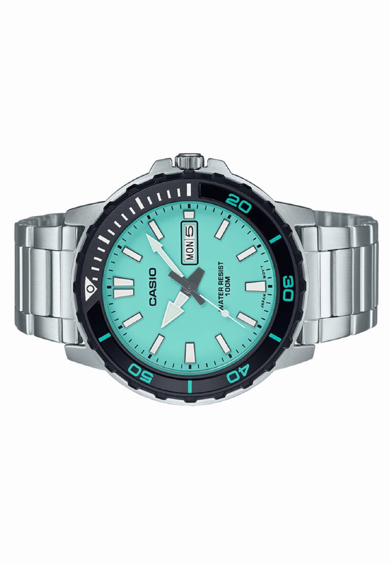 Casio MTD-125D-2A2 Analog Stainless Steel Strap Watch For Men