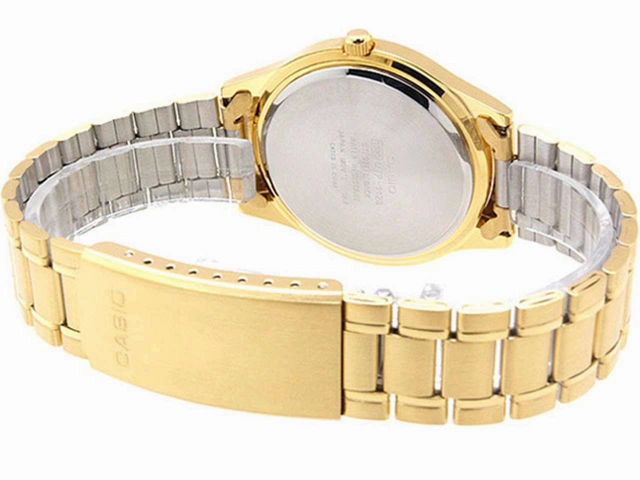 Casio MTP-1128N-9A Gold Stainless Steel Watch for Men and Women
