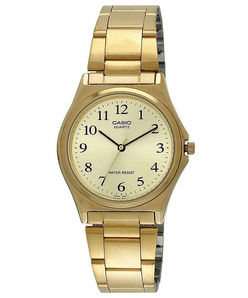 Casio MTP-1130N-9B Gold Plated Watch for Men