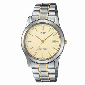 Casio MTP-1141G-9ARDF Two Tone Stainless Steel Strap Watch for Men