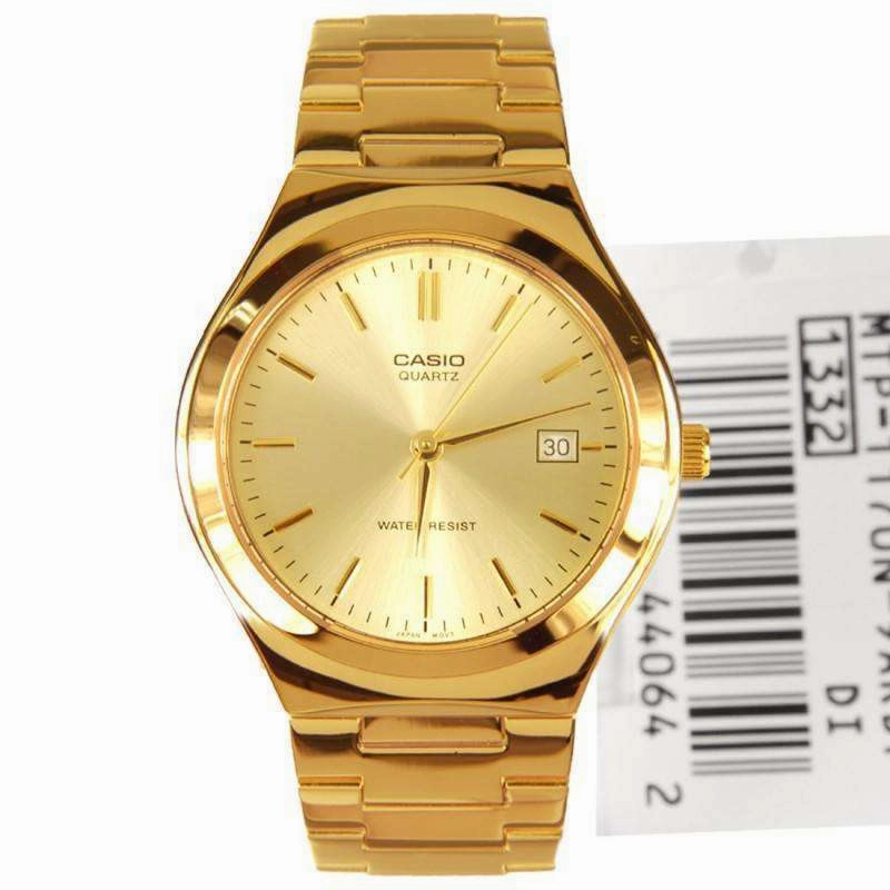 Casio MTP-1170N-9A Gold Plated Watch for Men and Women