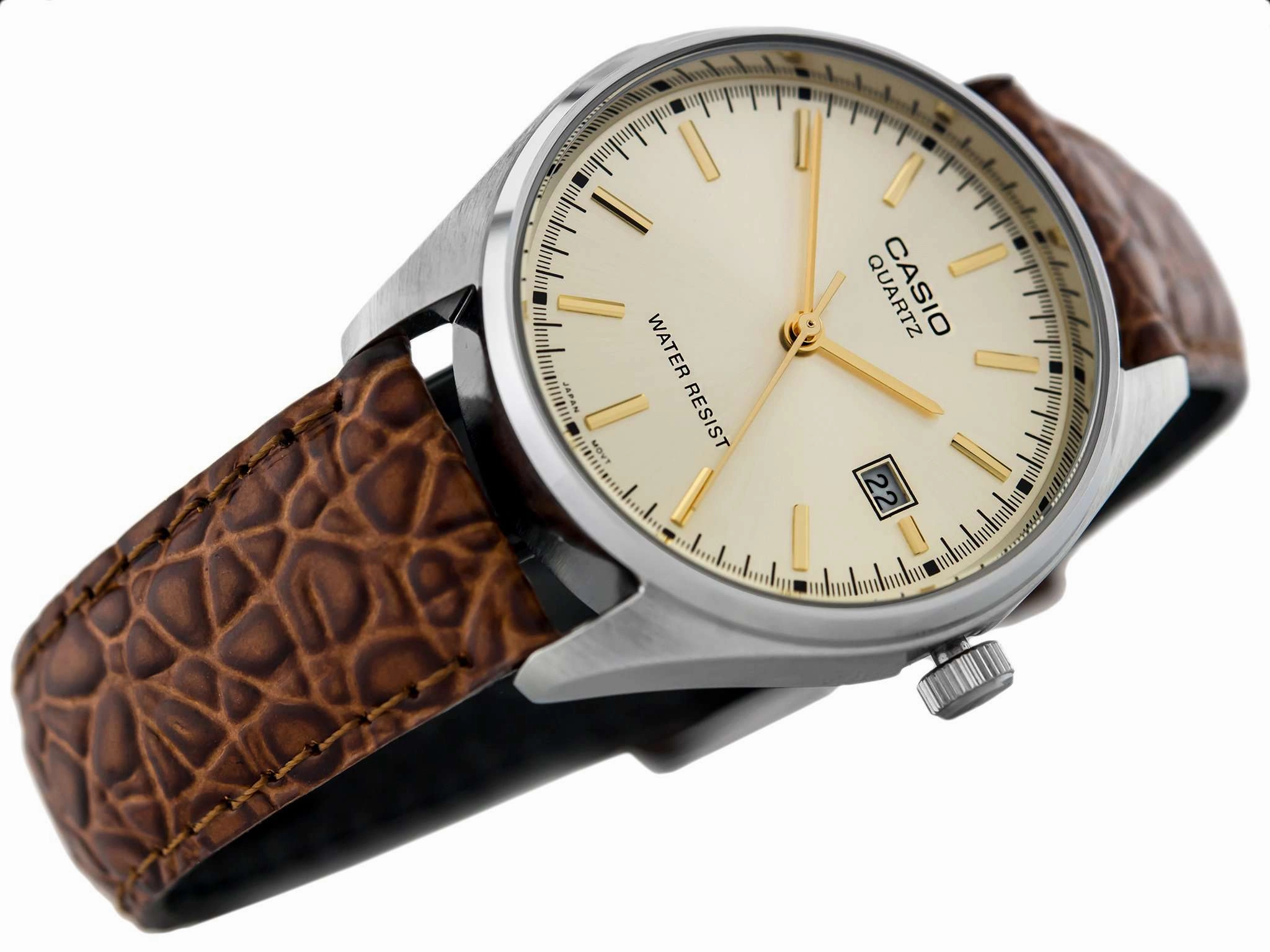 Casio MTP-1175E-9ADF Brown Leather Strap Watch for Men