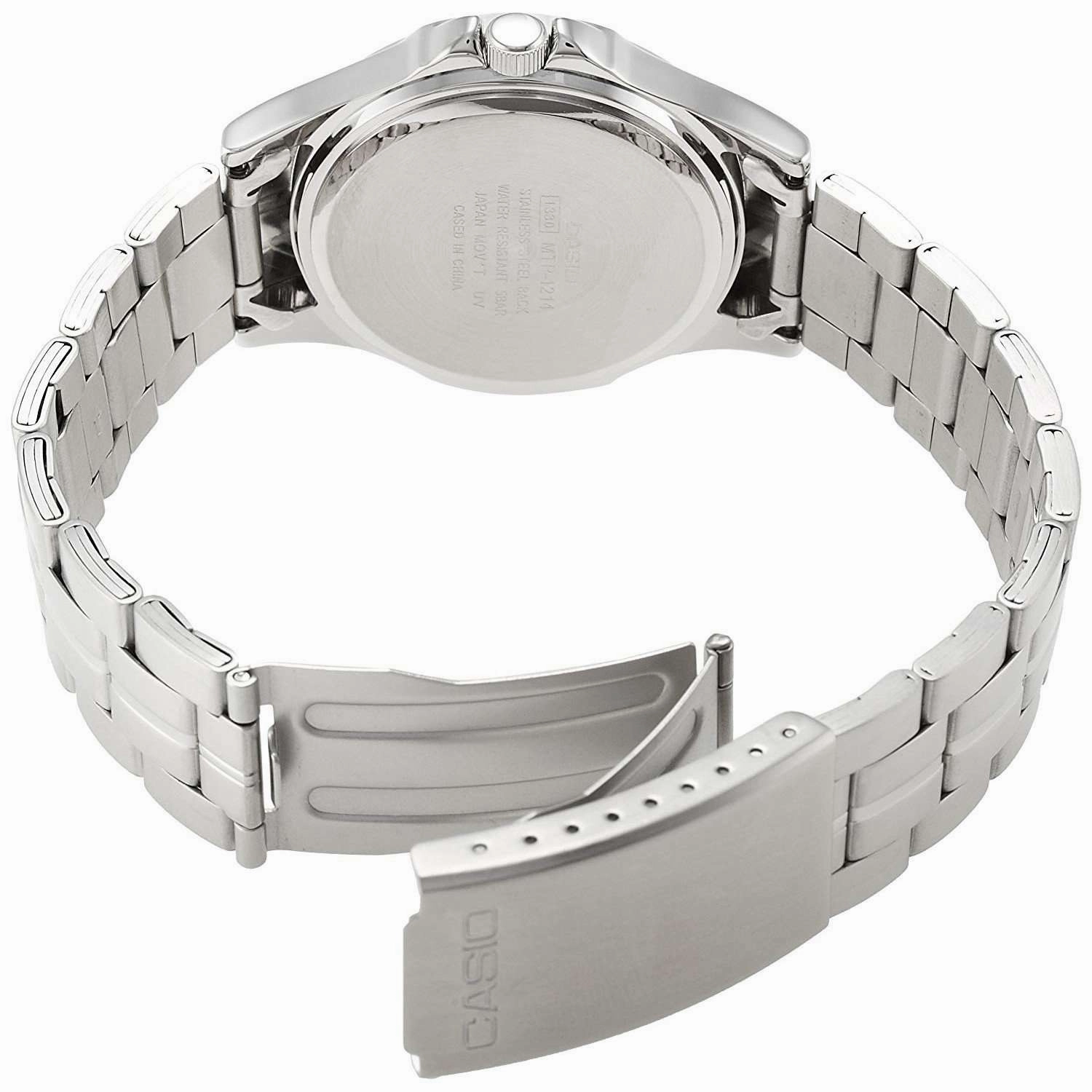 Casio MTP-1214A-2AVDF Silver Stainless Steel Strap Watch for Men
