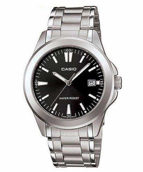 Casio MTP-1215A-1A2DF Silver Stainless Steel Strap Watch for Men