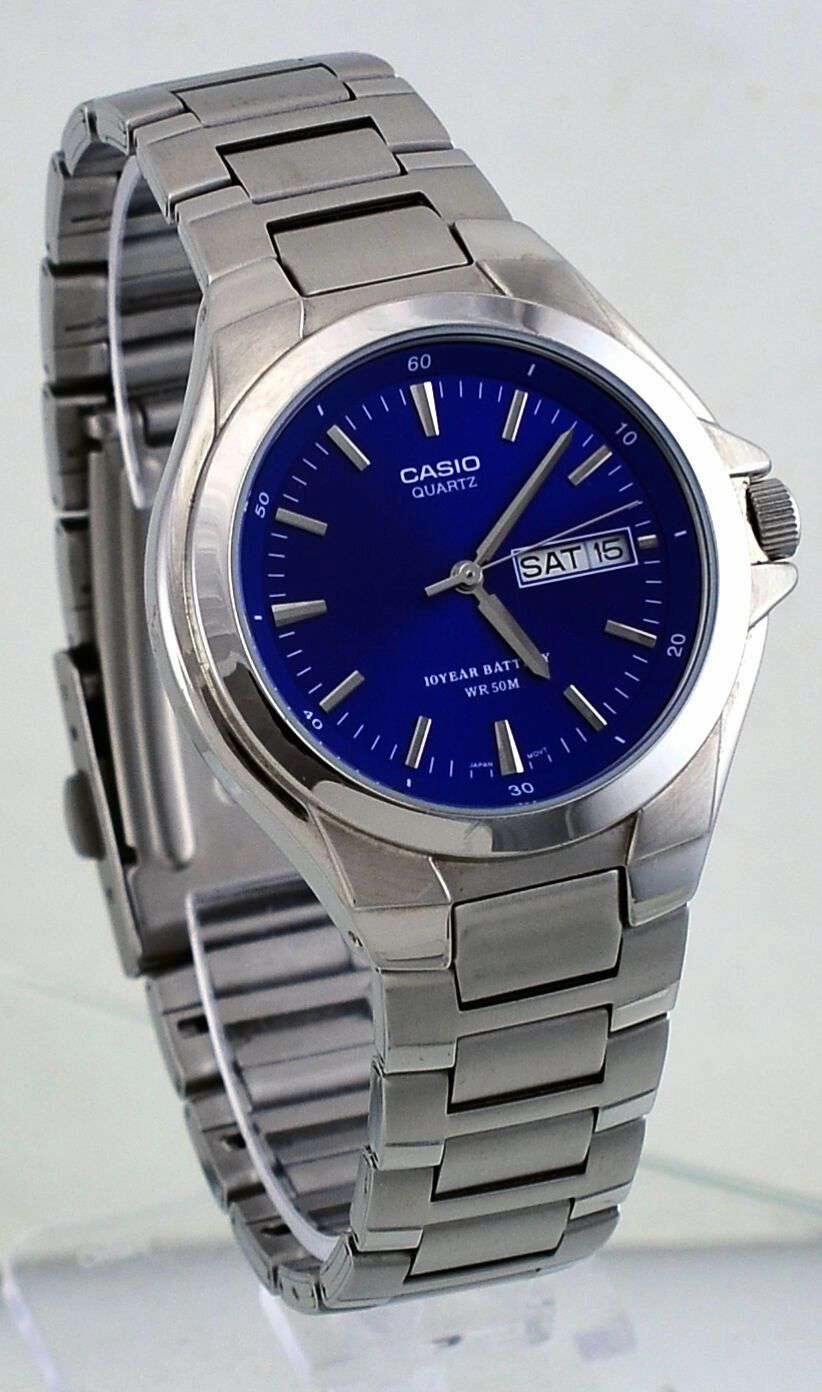 Casio MTP-1228D-2AVDF Silver Stainless Steel Strap Watch for Men