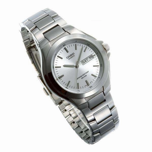 Casio MTP-1228D-7AVDF Silver Stainless Steel Strap Watch for Men
