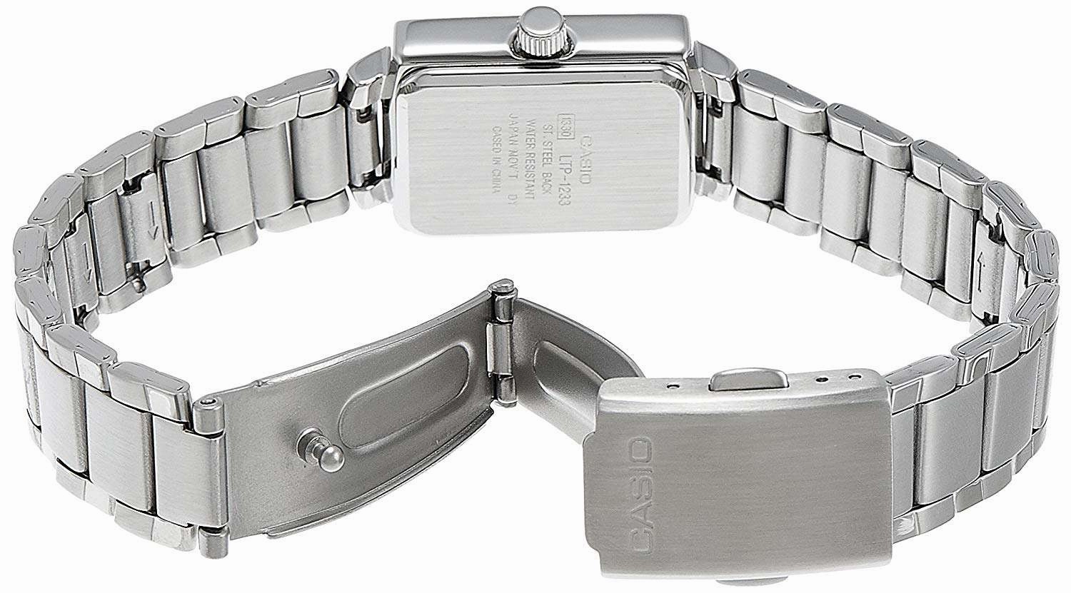 Casio MTP-1233D-1ADF Silver Stainless Steel Strap Watch for Men