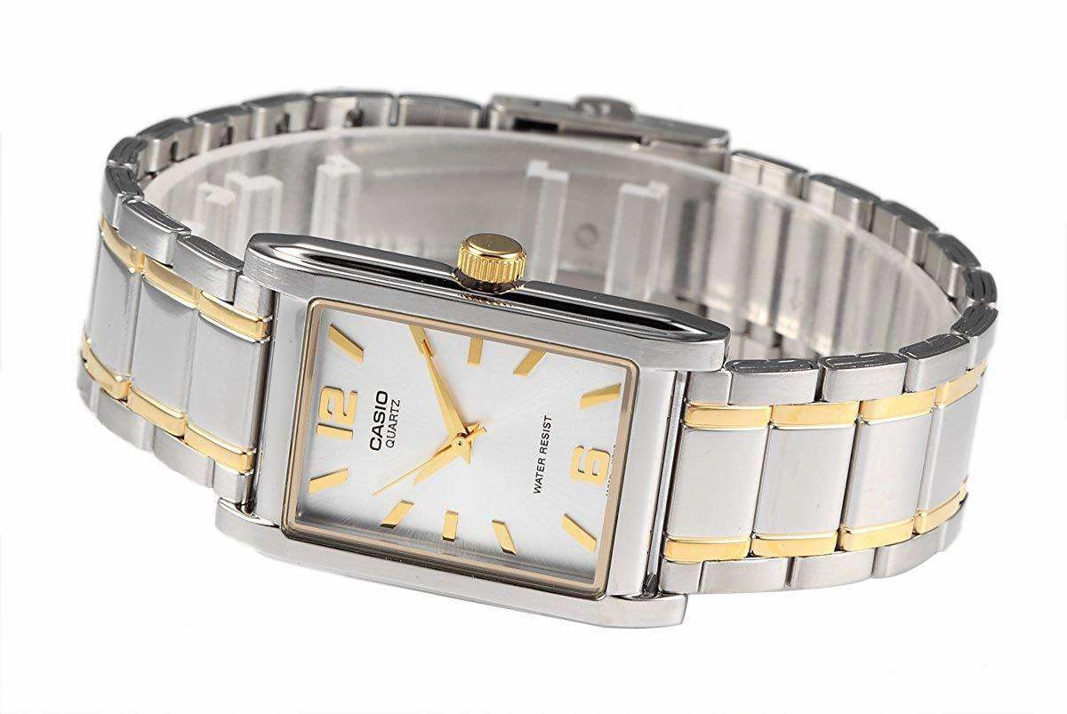Casio MTP-1235SG-7ADF Two Tone Stainless Steel Strap Watch for Men