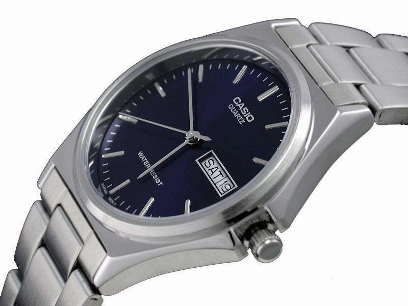 Casio MTP-1240D-2ADF Silver Stainless Steel Strap Watch for Men