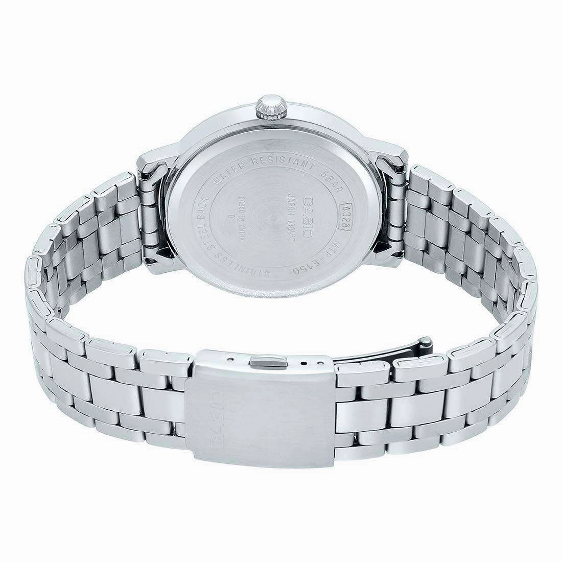 Casio MTP-E150D-7B Silver Stainless Watch for Men
