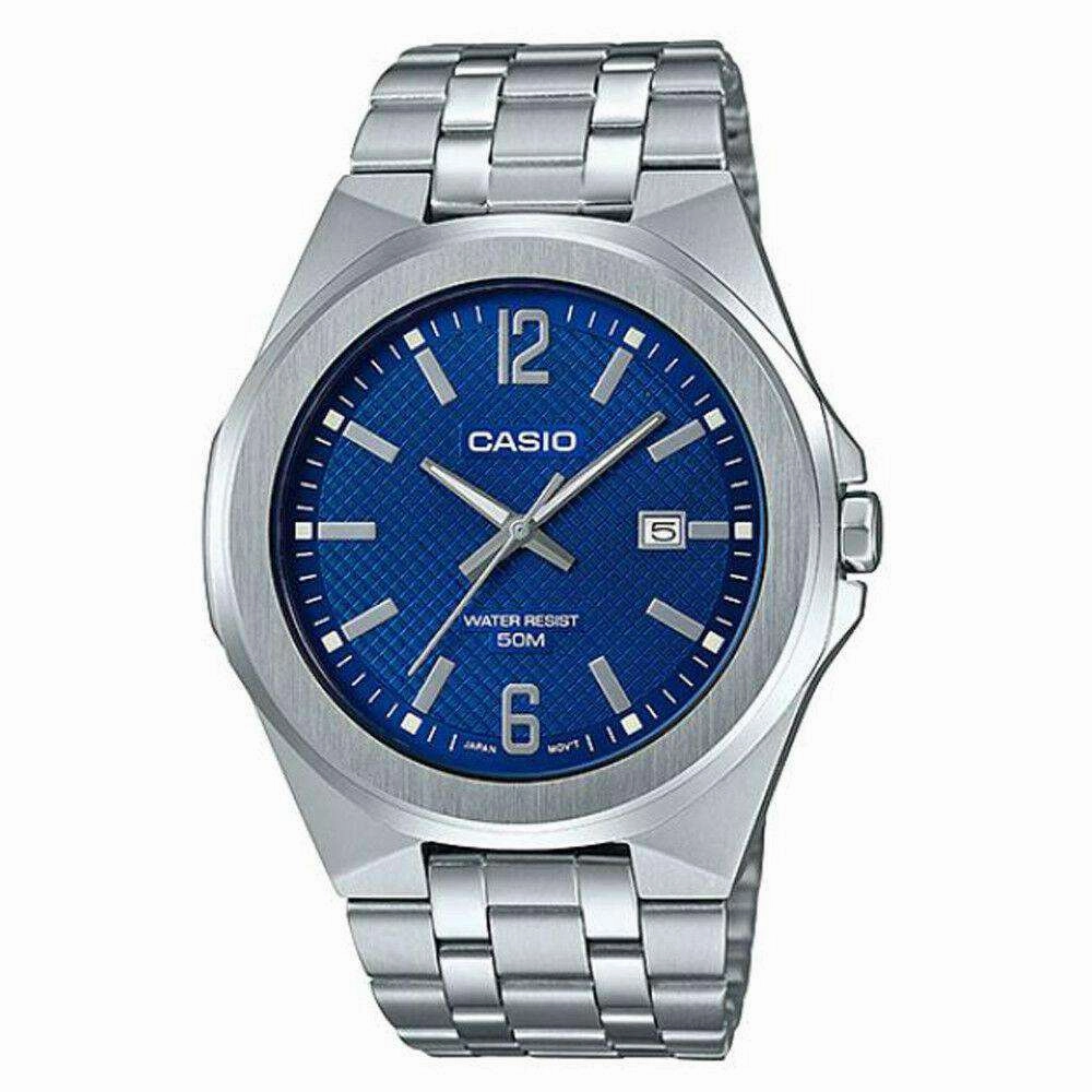 Casio MTP-E158D-2A Silver Stainless Watch for Men