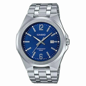 Casio MTP-E158D-2A Silver Stainless Watch for Men