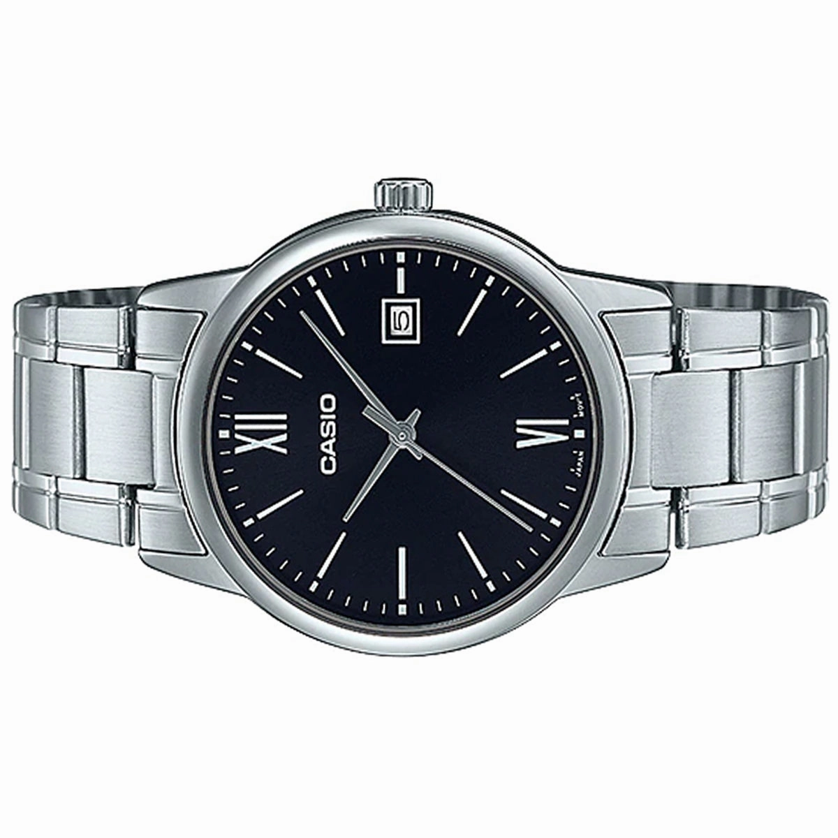 Casio MTP-V002D-1B3 Silver Stainless Watch for Men