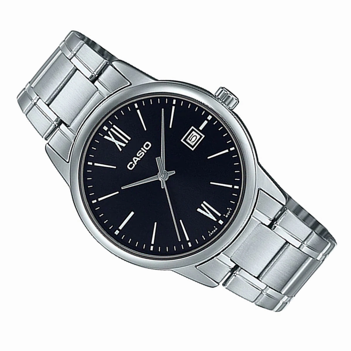 Casio MTP-V002D-1B3 Silver Stainless Watch for Men