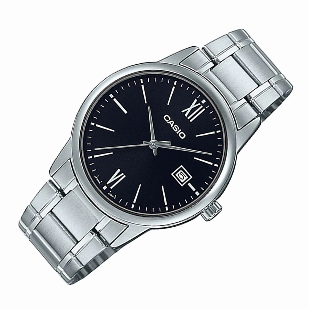 Casio MTP-V002D-1B3 Silver Stainless Watch for Men