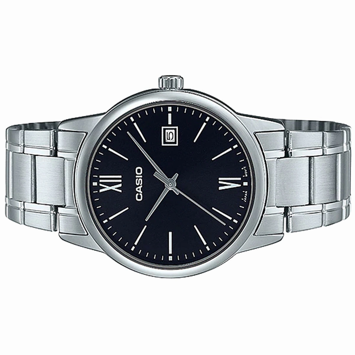 Casio MTP-V002D-1B3 Silver Stainless Watch for Men
