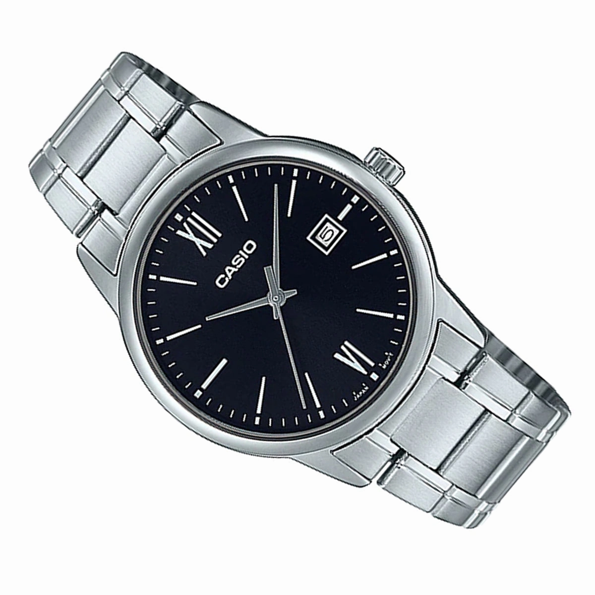 Casio MTP-V002D-1B3 Silver Stainless Watch for Men