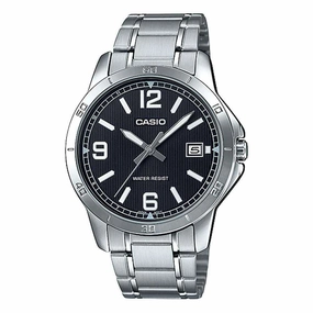 Casio MTP-V004D-1B2 Silver Stainless Watch for Men
