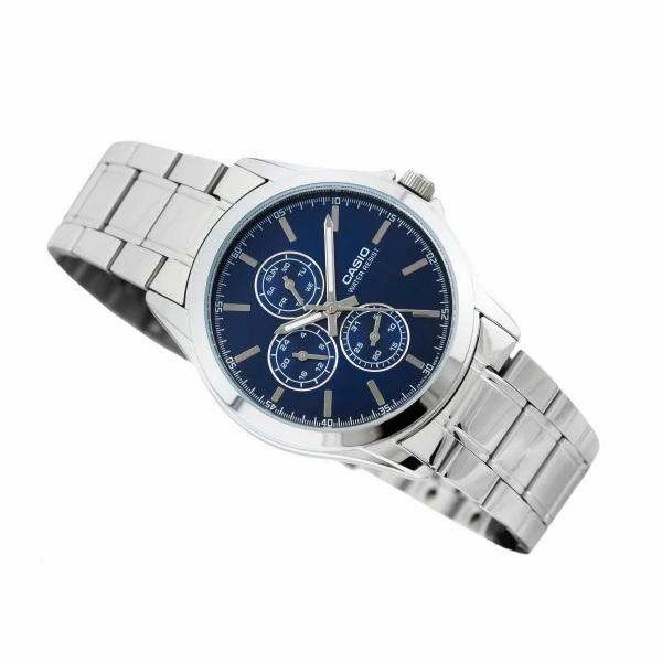 Casio MTP-V302D-2A Silver Stainless Watch for Men