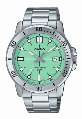 Casio MTP-VD01D-3E1 Analog Stainless Steel Strap Watch For Men