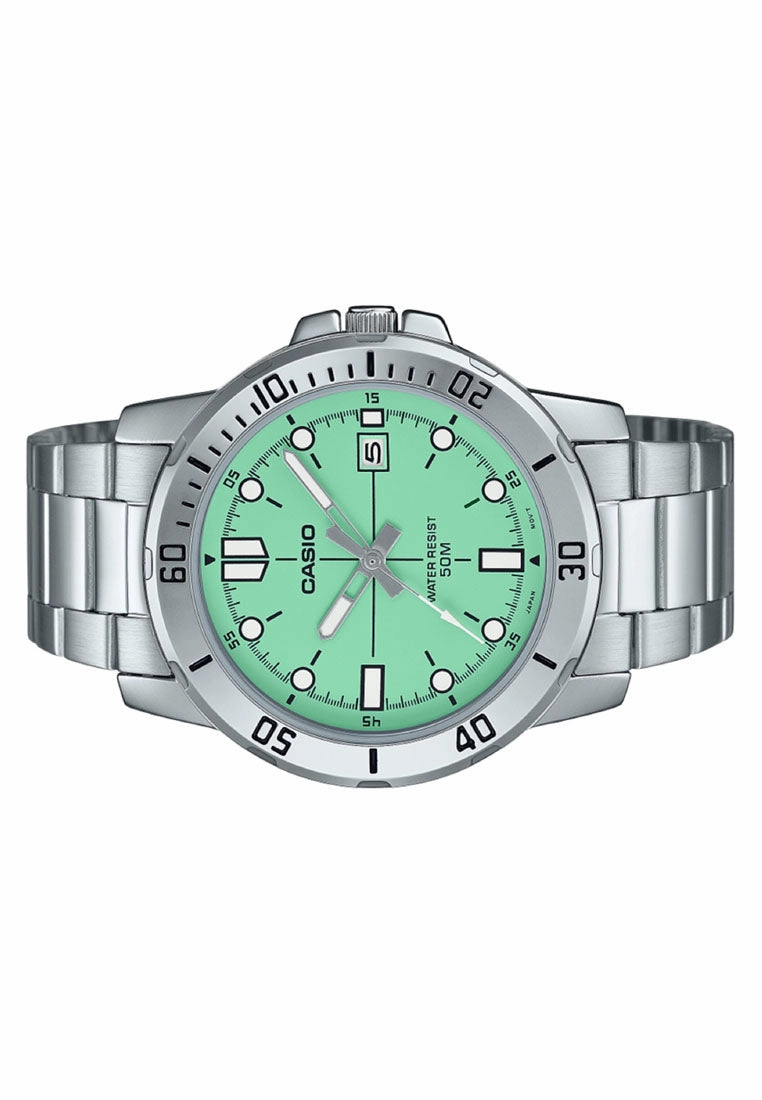 Casio MTP-VD01D-3E1 Analog Stainless Steel Strap Watch For Men