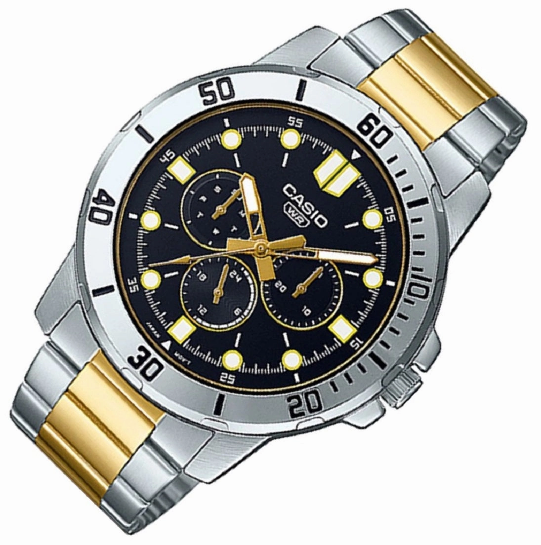 Casio MTP-VD300SG-1E Analog Stainless Steel Strap Watch For Men