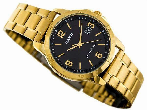 Casio MTP-VS02G-1A Gold Plated Watch For Men