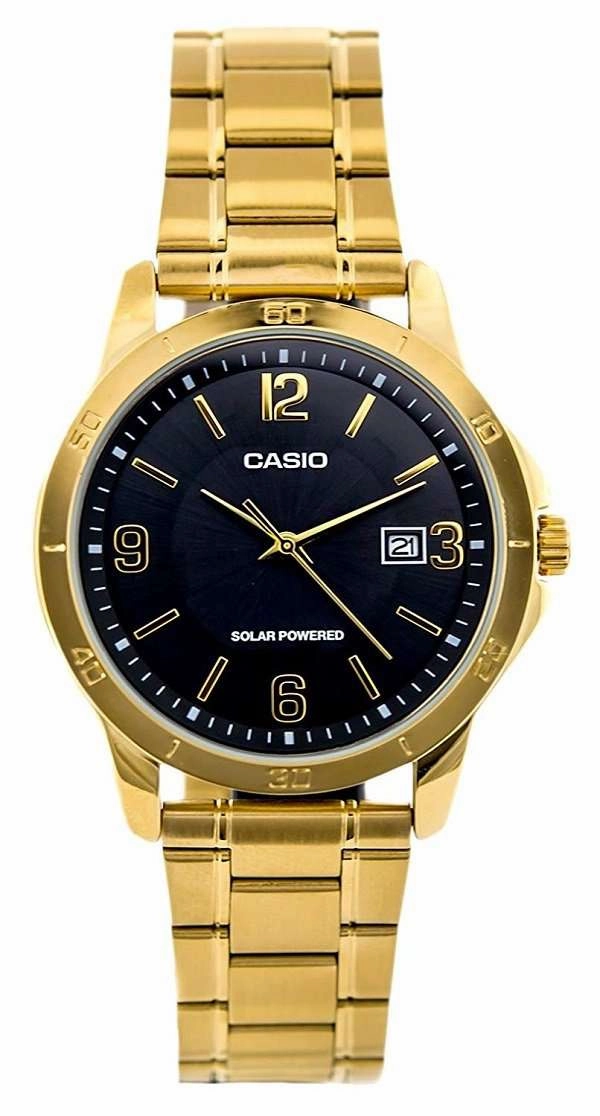 Casio MTP-VS02G-1A Gold Plated Watch For Men