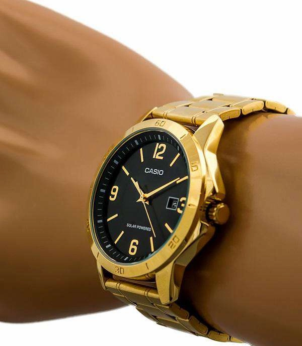 Casio MTP-VS02G-1A Gold Plated Watch For Men