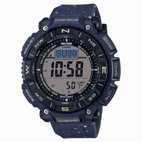 Casio PRO TREK Explorer Edition with Dual-Layer LCD and Reused Resin Band PRG340SC-2D