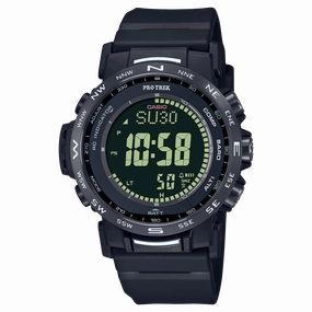 Casio Pro Trek Tough Solar Black Resin Band Watch PRW35Y-1B