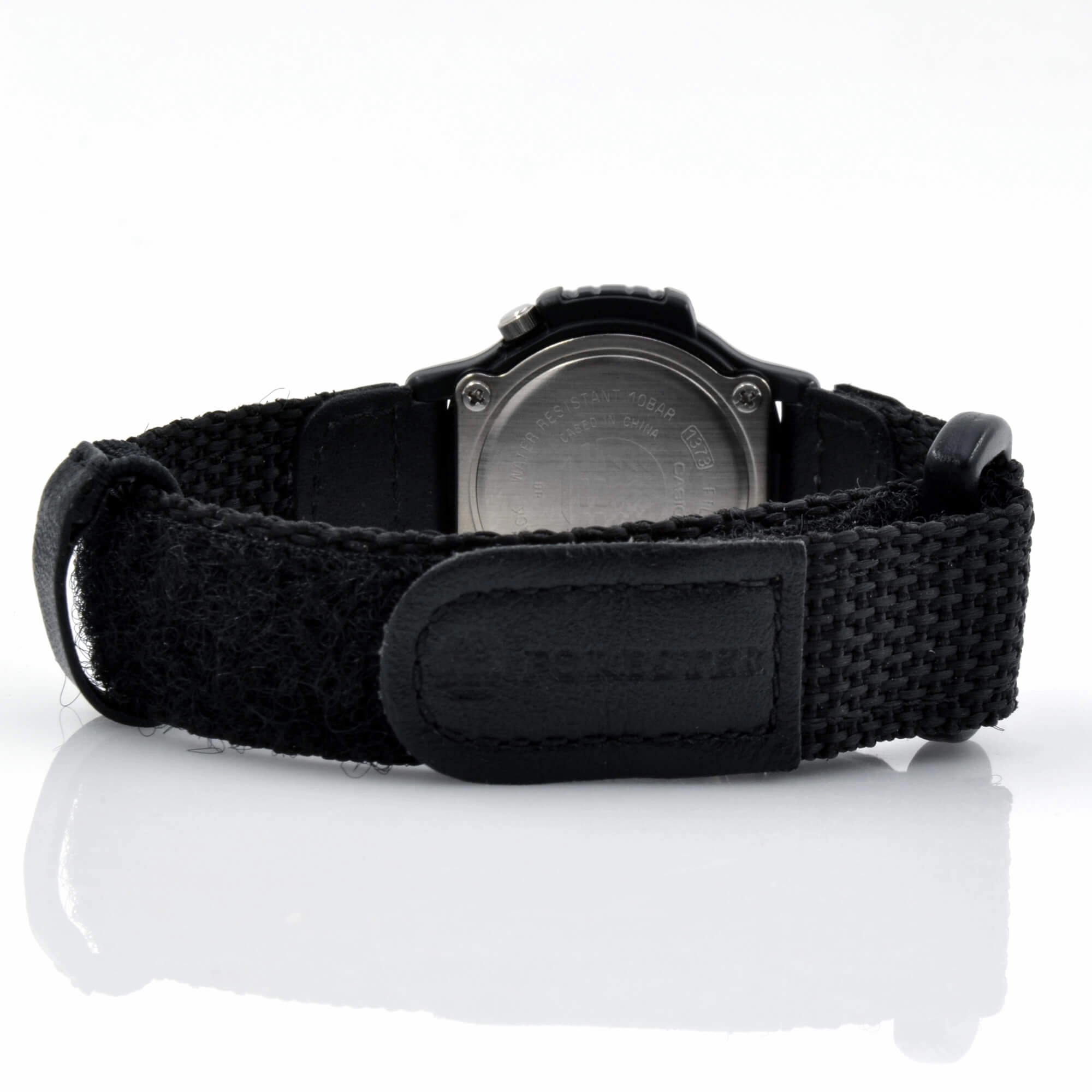 Casio Silver Resin Case Black Band Watch | FTL-500V-1BVLCF
