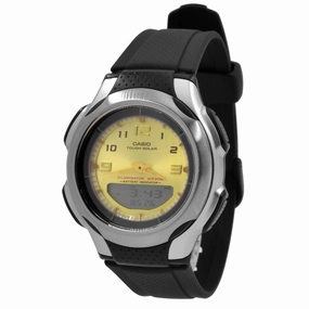 Casio Stainless Steel Case Black Band Watch | AWS-90-9A