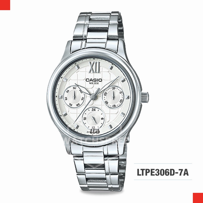 Casio Standard Analog Ladies Watch LTPE306D-7A