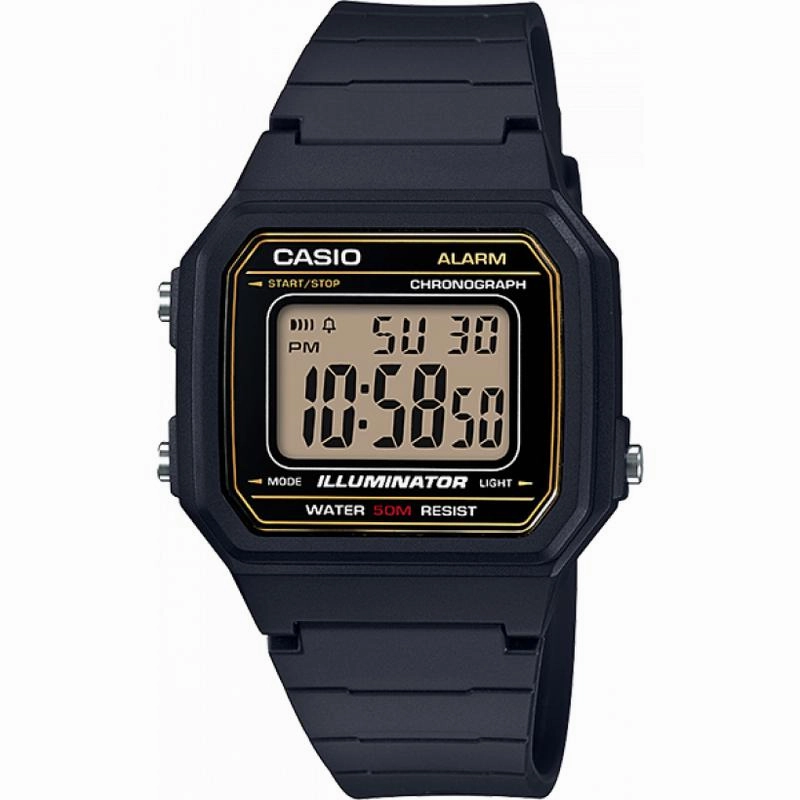 CASIO STANDARD COLLECTION MENS 50M - W-217H-9AVDF