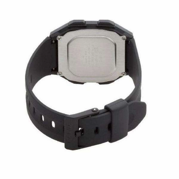 Casio Standard F-201WA-9ADF Black Resin Watch for Men and Women