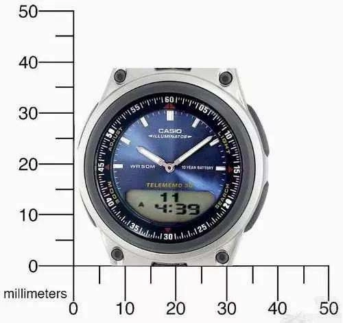 Casio Standard Men's Silver Stainless Steel Strap Watch- AW-80D-2AVDF