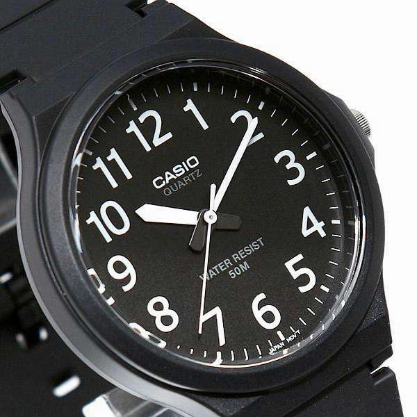 Casio Standard MW-240-1BVDF  Black Resin Strap Unisex Watch