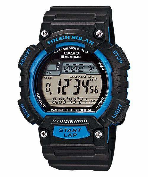 Casio STL-S100H-2A Black Resin Strap Watch for Men