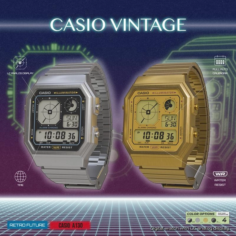 CASIO VINTAGE - A130WE-1ADF