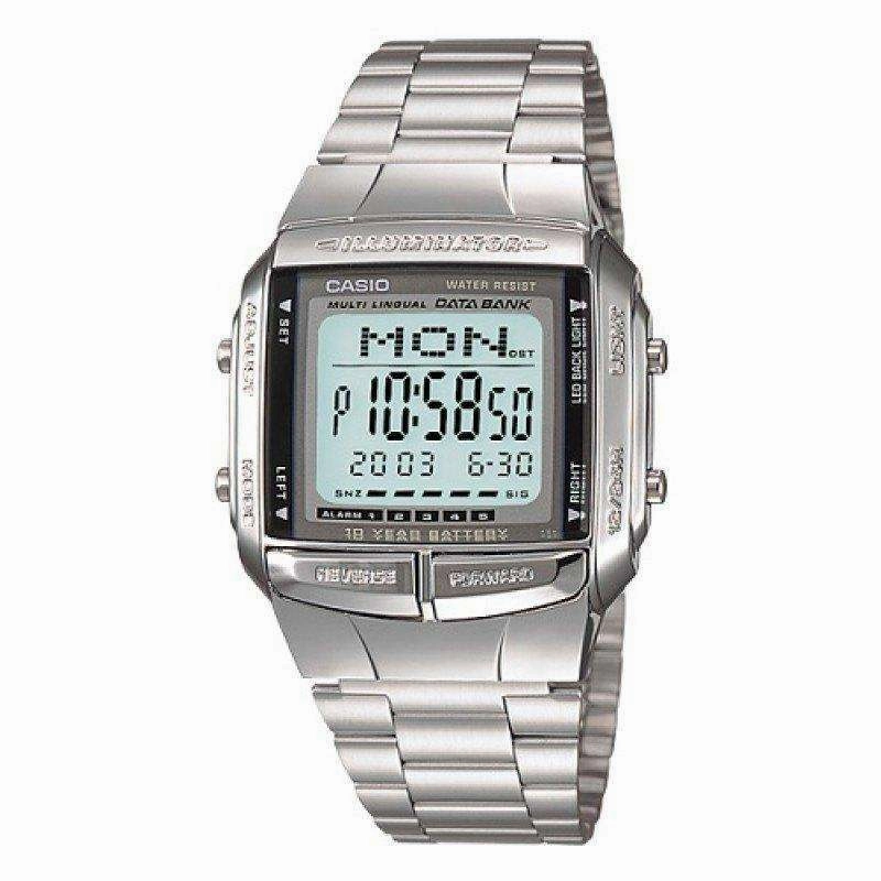 Casio Vintage DB-360-1A Silver Stainless Watch For Men and Women