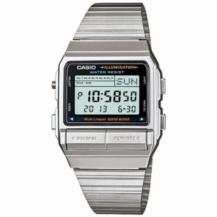 Casio Vintage DB-380-1D Silver Stainless Watch For Men and Women