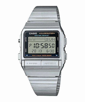 Casio Vintage DB-380-1D Silver Stainless Watch For Men and Women