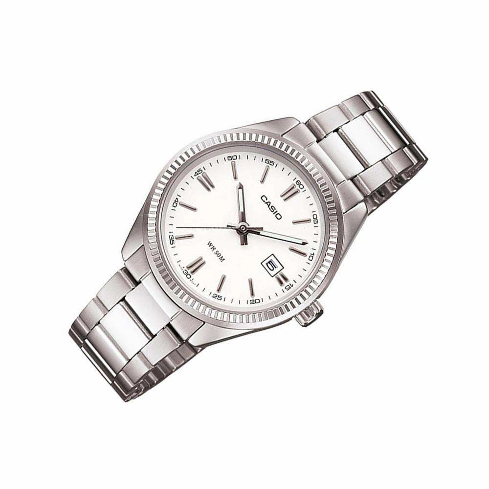 Casio Vintage LTP-1302D-7A1VDF Silver Watch for Women