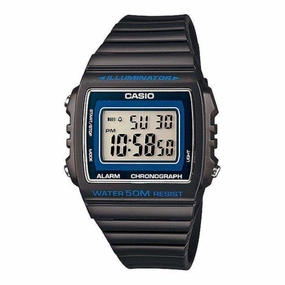 Casio W-215H-8A Dark Gray Resin Strap Watch For Men and Women