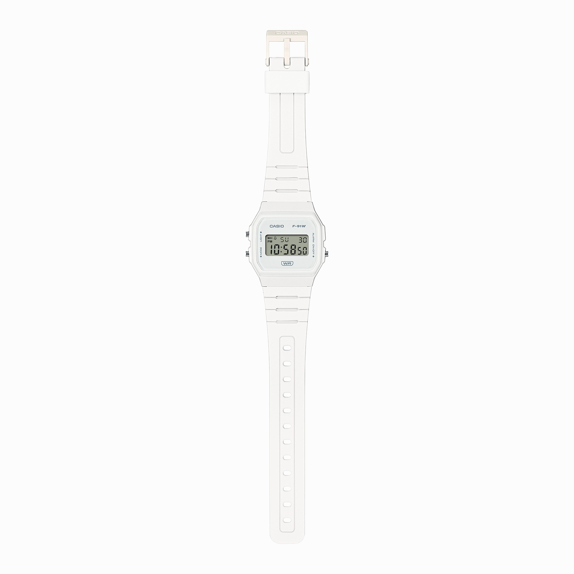 Casio White Resin Band Watch F91WB-7A