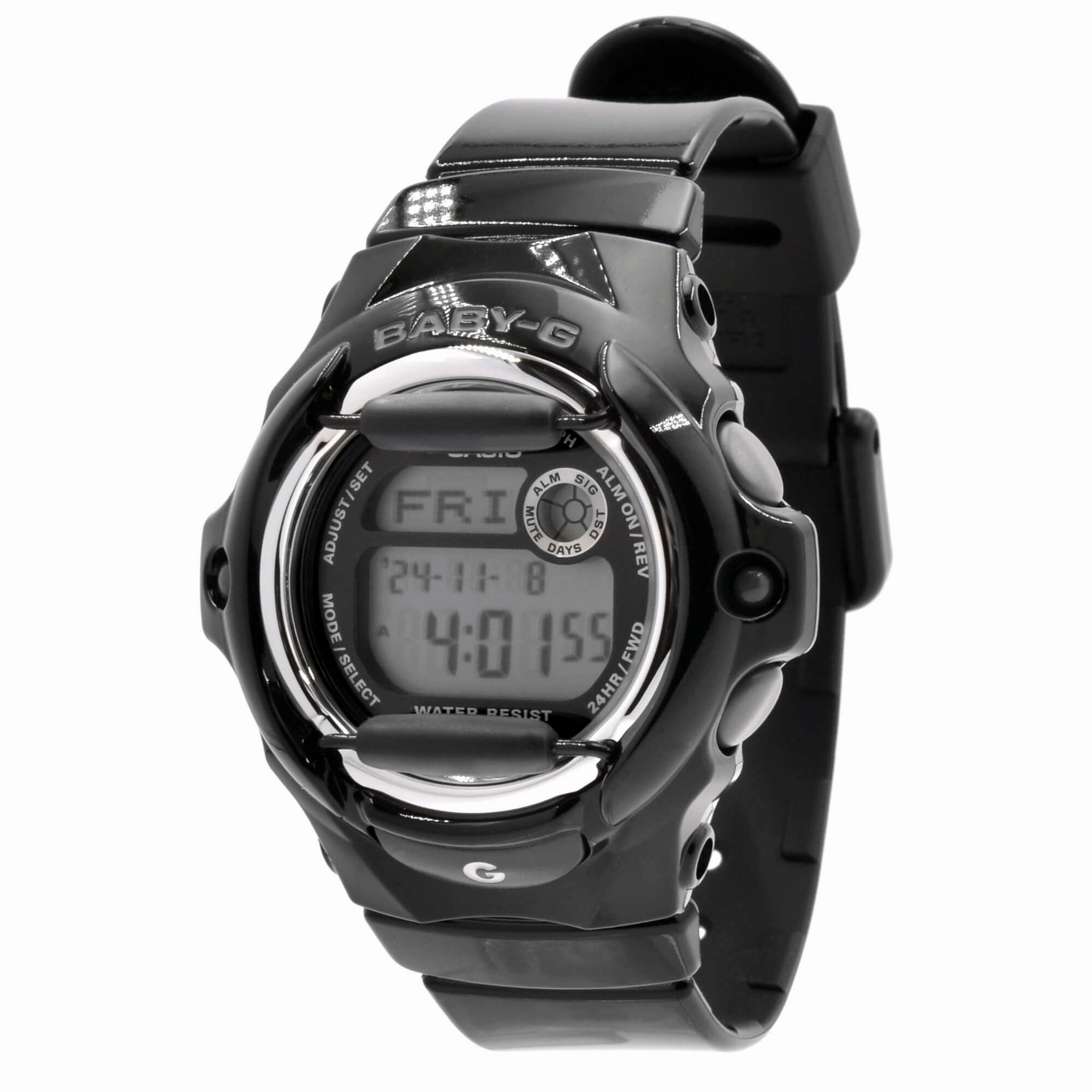 Casio Women's Dive Watch - Baby-G Grey Digital Dial Resin Strap | BG169R-1