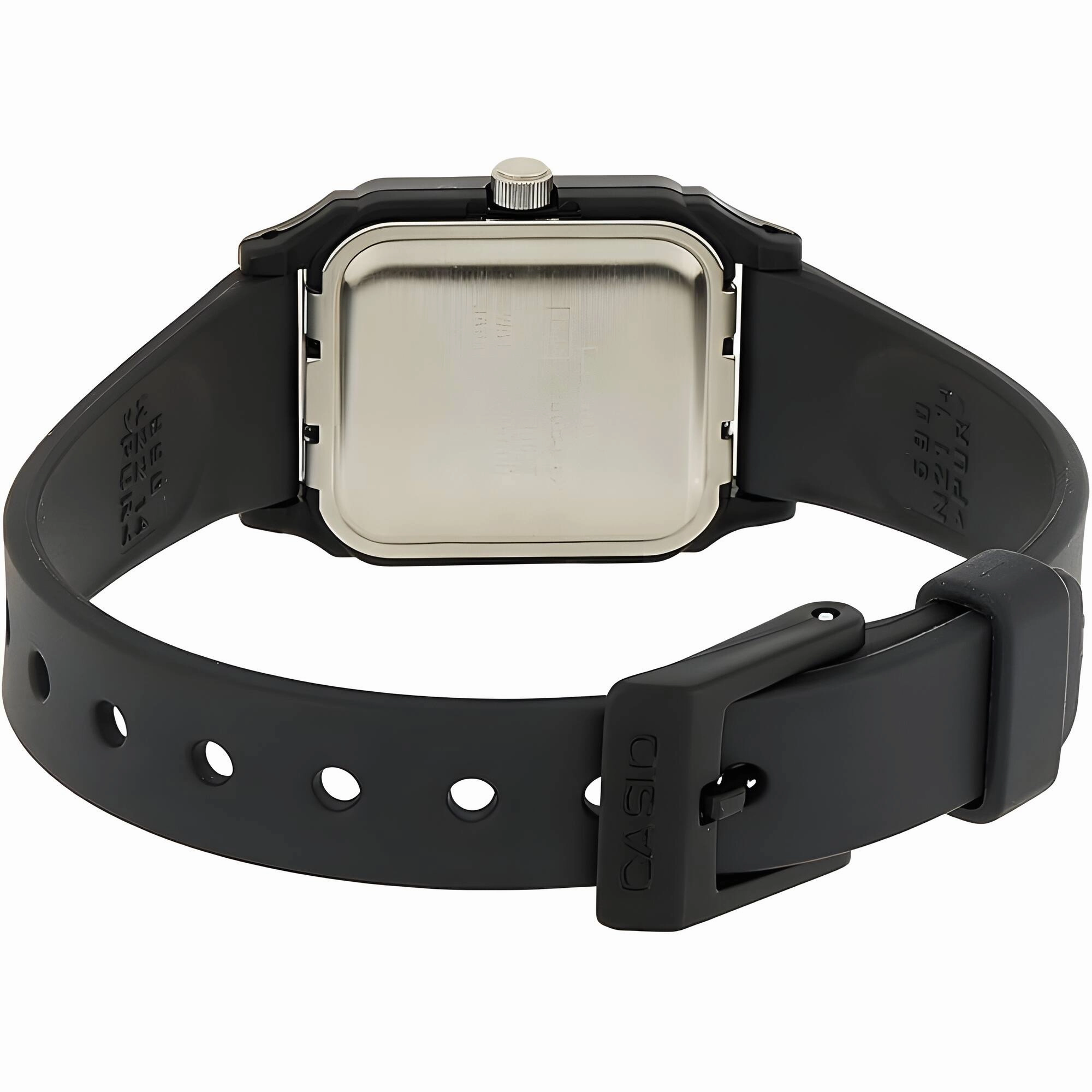 Casio Women's Waterproof Watch - Analog Black Dial Resin Strap | LQ142-1B